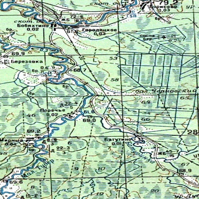 Avenza Systems Inc. Soviet Genshtab - o36-099 - Russia digital map