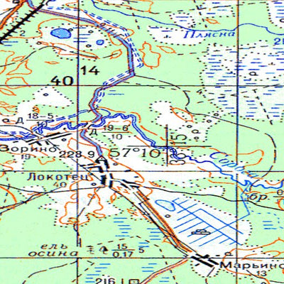 Avenza Systems Inc. Soviet Genshtab - o36-103 - Russia digital map