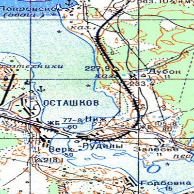 Avenza Systems Inc. Soviet Genshtab - o36-103 - Russia digital map