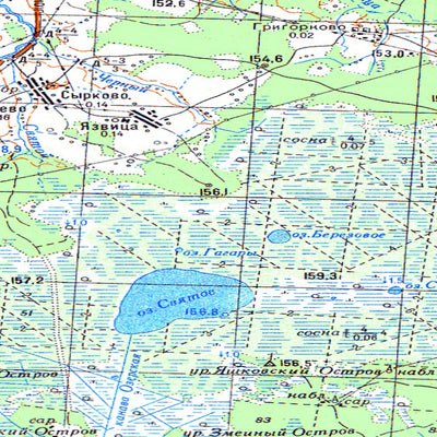Avenza Systems Inc. Soviet Genshtab - o36-108 - Russia digital map