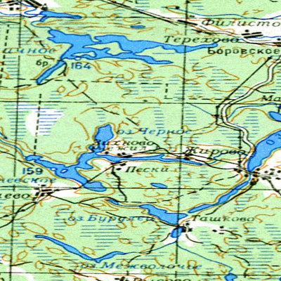 Avenza Systems Inc. Soviet Genshtab - o36-11 - Russia digital map