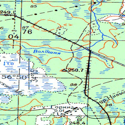 Avenza Systems Inc. Soviet Genshtab - o36-117 - Russia digital map