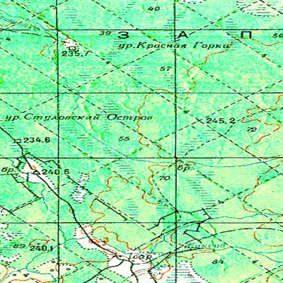 Avenza Systems Inc. Soviet Genshtab - o36-126 - Russia digital map