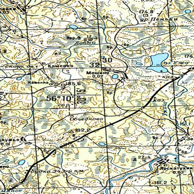 Avenza Systems Inc. Soviet Genshtab - o36-133 - Russia digital map