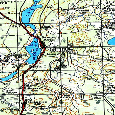 Avenza Systems Inc. Soviet Genshtab - o36-136 - Russia digital map