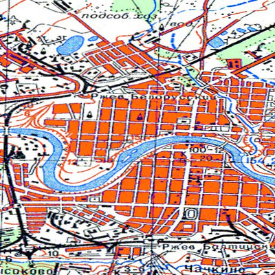 Avenza Systems Inc. Soviet Genshtab - o36-141 - Russia digital map