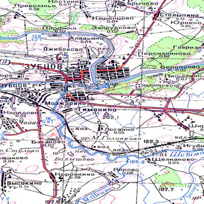 Avenza Systems Inc. Soviet Genshtab - o36-142 - Russia digital map