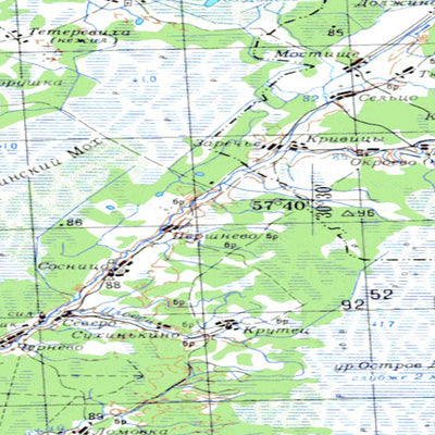 Avenza Systems Inc. Soviet Genshtab - o36-19 - Russia digital map