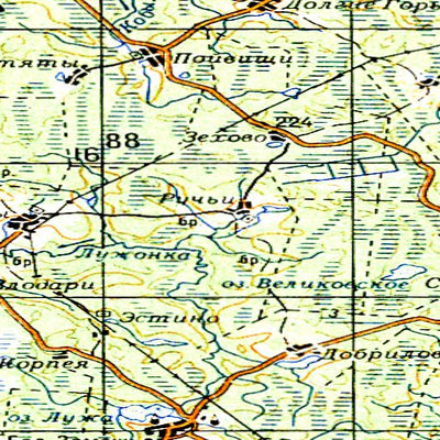 Avenza Systems Inc. Soviet Genshtab - o36-21 - Russia digital map