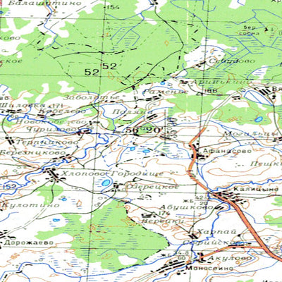 Avenza Systems Inc. Soviet Genshtab - o36-36 - Russia digital map
