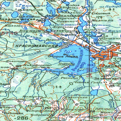 Avenza Systems Inc. Soviet Genshtab - o36-4 - Russia digital map