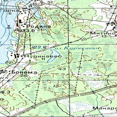 Avenza Systems Inc. Soviet Genshtab - o37-005 - Russia digital map