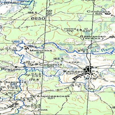 Avenza Systems Inc. Soviet Genshtab - o37-011--(1981) - Russia digital map