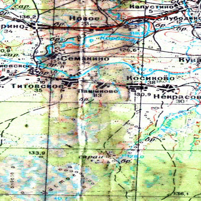 Avenza Systems Inc. Soviet Genshtab - o37-022 - Russia digital map