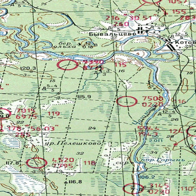 Avenza Systems Inc. Soviet Genshtab - o37-025 - Russia digital map