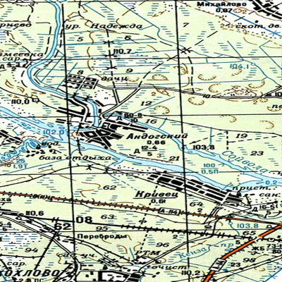 Avenza Systems Inc. Soviet Genshtab - o37-027 - Russia digital map