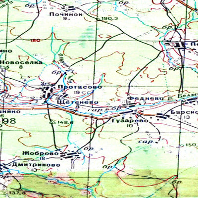 Avenza Systems Inc. Soviet Genshtab - o37-034 - Russia digital map