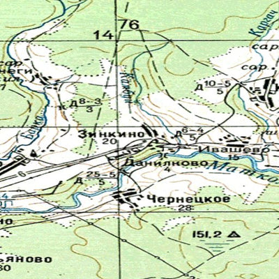 Avenza Systems Inc. Soviet Genshtab - o37-042 - Russia digital map
