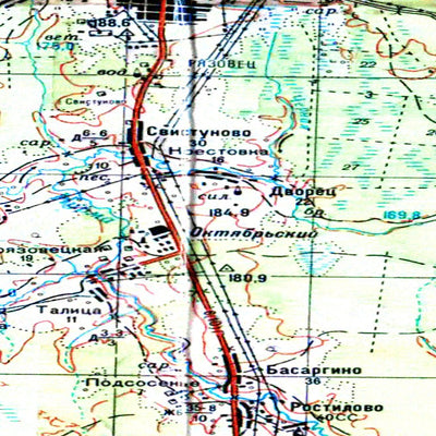 Avenza Systems Inc. Soviet Genshtab - o37-045 - Russia digital map