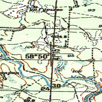 Avenza Systems Inc. Soviet Genshtab - o37-047 - Russia digital map