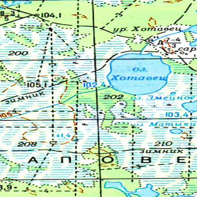 Avenza Systems Inc. Soviet Genshtab - o37-052 - Russia digital map