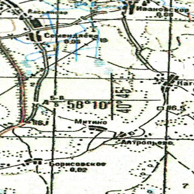 Avenza Systems Inc. Soviet Genshtab - o37-070 - Russia digital map