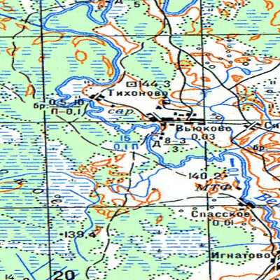 Avenza Systems Inc. Soviet Genshtab - o37-076 - Russia digital map