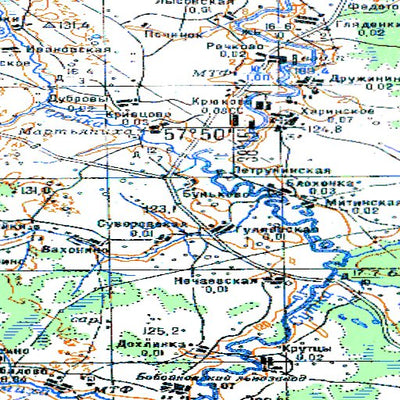 Avenza Systems Inc. Soviet Genshtab - o37-077 - Russia digital map