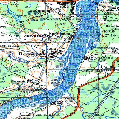 Avenza Systems Inc. Soviet Genshtab - o37-077 - Russia digital map