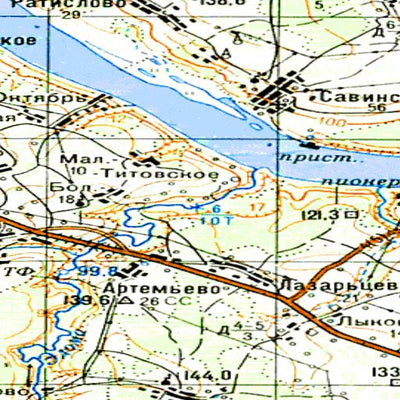 Avenza Systems Inc. Soviet Genshtab - o37-079 - Russia digital map