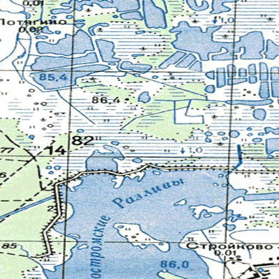 Avenza Systems Inc. Soviet Genshtab - o37-081 - Russia digital map