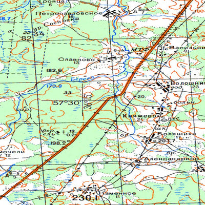 Avenza Systems Inc. Soviet Genshtab - o37-085 - Russia digital map