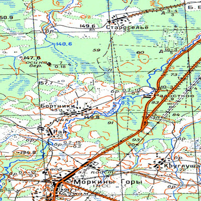 Avenza Systems Inc. Soviet Genshtab - o37-085 - Russia digital map
