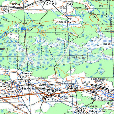 Avenza Systems Inc. Soviet Genshtab - o37-086 - Russia digital map