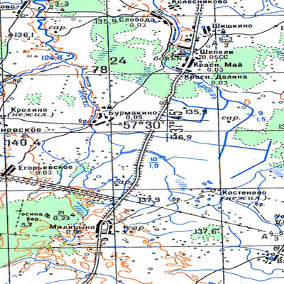 Avenza Systems Inc. Soviet Genshtab - o37-088 - Russia digital map