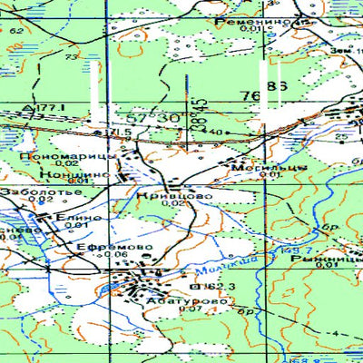 Avenza Systems Inc. Soviet Genshtab - o37-090 - Russia digital map
