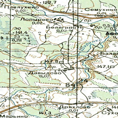 Avenza Systems Inc. Soviet Genshtab - o37-091 - Russia digital map