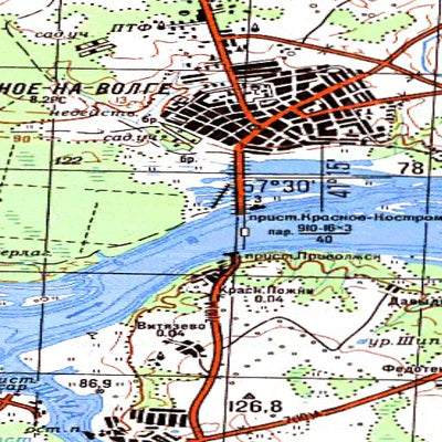 Avenza Systems Inc. Soviet Genshtab - o37-095 - Russia digital map