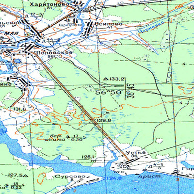Avenza Systems Inc. Soviet Genshtab - o37-110 - Russia digital map