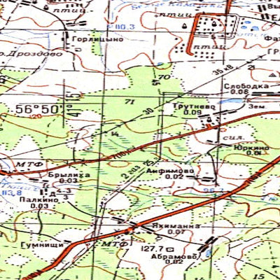 Avenza Systems Inc. Soviet Genshtab - o37-119 - Russia digital map