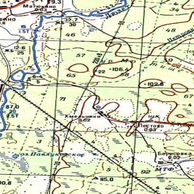 Avenza Systems Inc. Soviet Genshtab - o37-120 - Russia digital map