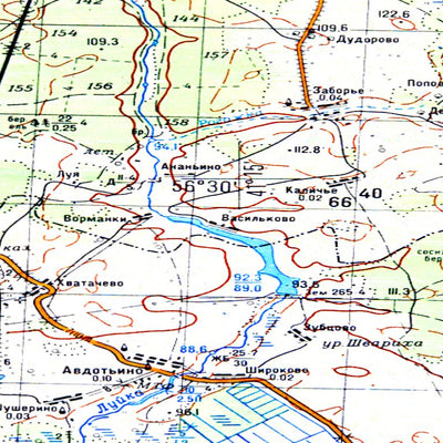 Avenza Systems Inc. Soviet Genshtab - o37-131 - Russia digital map