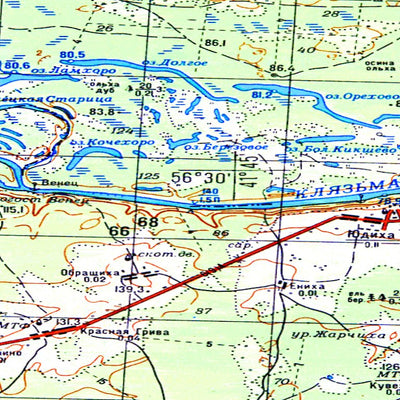 Avenza Systems Inc. Soviet Genshtab - o37-132 - Russia digital map