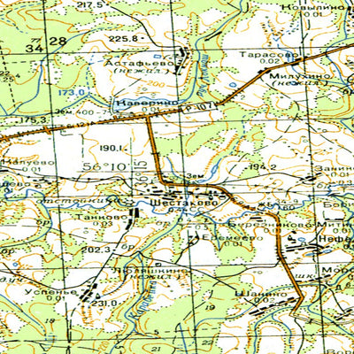 Avenza Systems Inc. Soviet Genshtab - o37-133 - Russia digital map