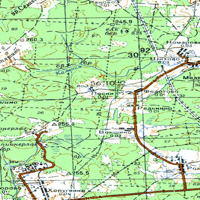 Avenza Systems Inc. Soviet Genshtab - o37-135 - Russia digital map