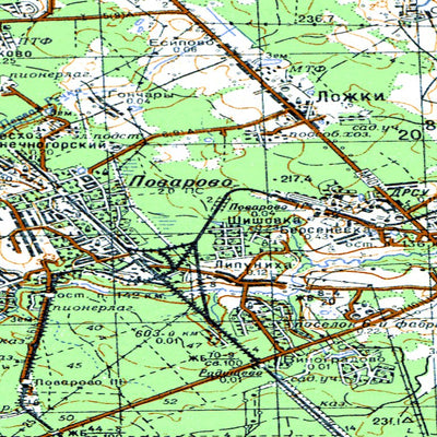 Avenza Systems Inc. Soviet Genshtab - o37-135 - Russia digital map
