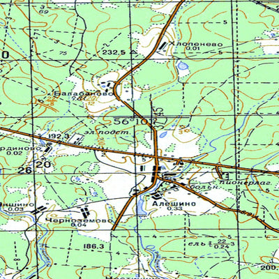 Avenza Systems Inc. Soviet Genshtab - o37-136 - Russia digital map