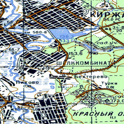Avenza Systems Inc. Soviet Genshtab - o37-138 - Russia digital map