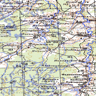 Avenza Systems Inc. Soviet Genshtab - o37-14 - Russia digital map