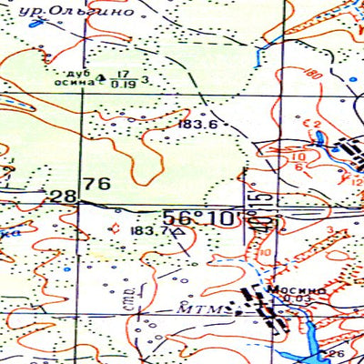 Avenza Systems Inc. Soviet Genshtab - o37-141 - Russia digital map
